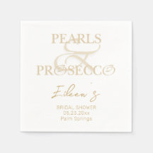 Ampersand White Pearls & Prosecco Fête des mariées