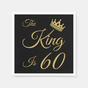 Serviette En Papier Amusant 60ème anniversaire pour les hommes