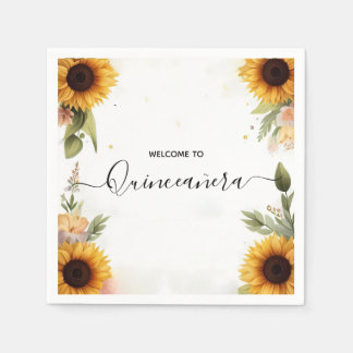 Serviette En Papier Amusant Joy Lily Twin Double Joint Quinceanera