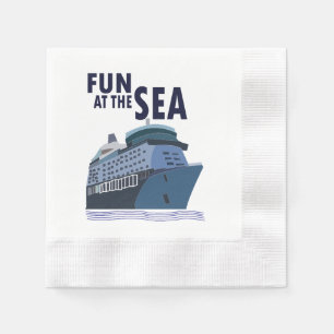 Serviette En Papier Amusement Au Sea Cruise Ship Party