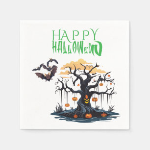 Serviette En Papier Amusement personnalisable Halloween 