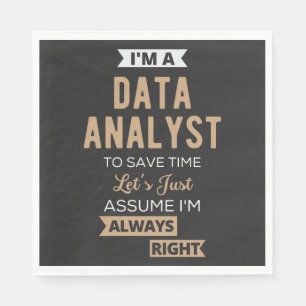 Serviette En Papier Analyste de données