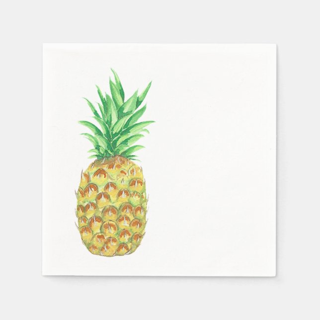 Serviette En Papier Ananas (Devant)