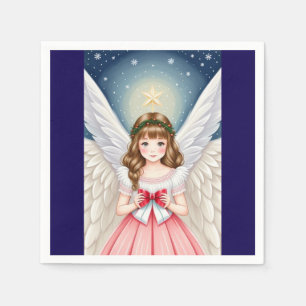 Serviette En Papier Ange de Noël