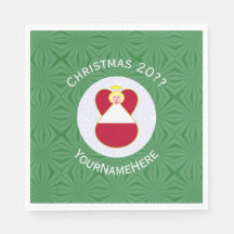 Ange drapeau autrichien Noël Personnalisé