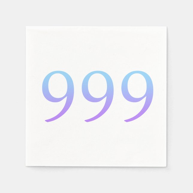 Serviette En Papier Angel Numéro 999 (Devant)