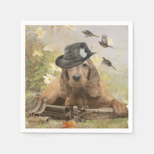 Serviette En Papier Anglais Cocker Spaniel