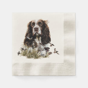 Serviette En Papier Anglais Springer Spaniel