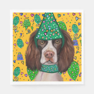 Serviette En Papier Anglais Springer Spaniel
