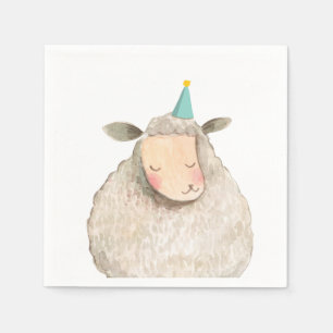 Serviette En Papier Animaux de ferme Moutons Anniversaire Barnyard Par
