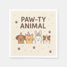 Animaux paw-ty - Fête d'anniversaire de l'animal d
