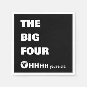 Serviette En Papier Anniversaire 40 ans Vieillir Humour