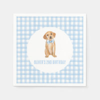 Anniversaire de chiot prépa carreaux
