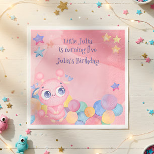 Serviette En Papier Anniversaire de enfant mignon Little Monster