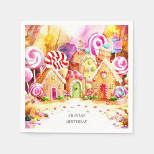 Serviette En Papier Anniversaire de la canyland pour enfants