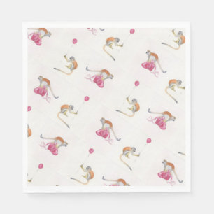 Serviette En Papier Anniversaire de la fête du singe - Servetten