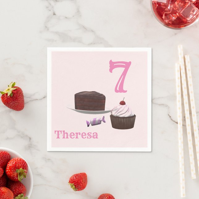 Serviette En Papier Anniversaire de la fête du thé (Créateur téléchargé)