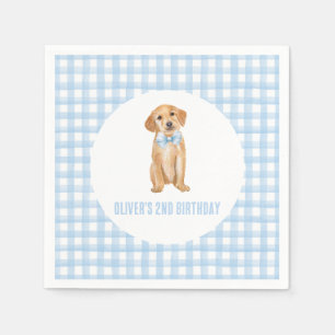 Serviette En Papier Anniversaire de la preppie chienne
