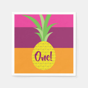 Serviette En Papier Anniversaire de l'ananas