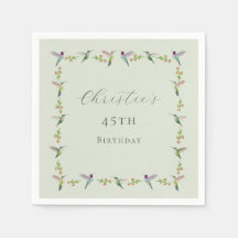 Anniversaire des colibris d'Anna