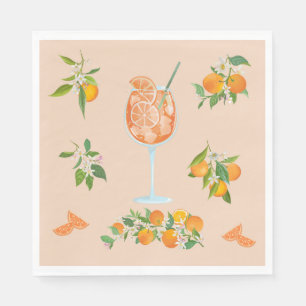 Serviette En Papier Anniversaire d'été Spritz