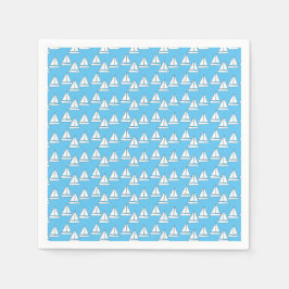 Serviette En Papier Anniversaire du bateau à voile