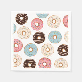Serviette En Papier Anniversaire du Motif Donut