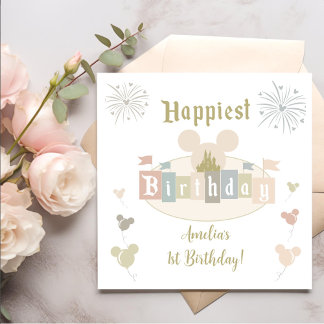 Serviette En Papier Anniversaire le plus heureux sur Terre Anniversair