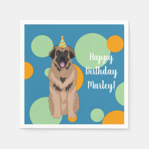 Serviette En Papier Anniversaire Leonberger
