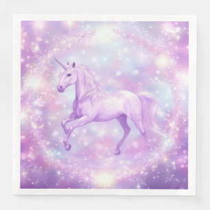 Serviette En Papier Anniversaire Unicorne Papier Napkin