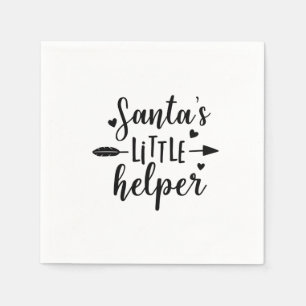 Serviette En Papier Annonce de grossesse de l'aide de Noël