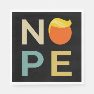 Serviette En Papier Anti-Trump - Nope Edition III