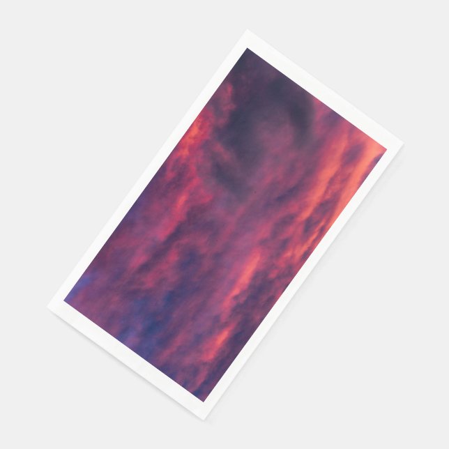 Serviette En Papier août rouge (Coin)