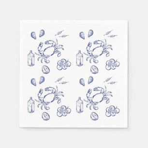 Serviette En Papier Aperçu de la vie méditerranéenne