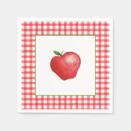 Serviette En Papier Apple Party Napkin