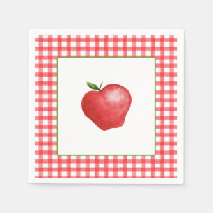 Serviette En Papier Apple Party Napkin