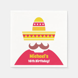 Serviette En Papier Approvisionnements mexicains de fête