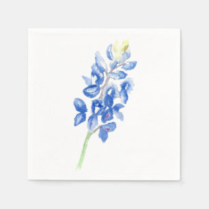 Serviette En Papier Aquarelle bleu 1