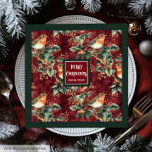 Aquarelle Chaudron de Noël canneberge rouge servie