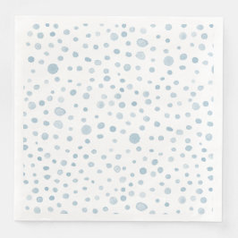 Serviette En Papier Aquarelle Ciel Confetti Points Papier Napkin