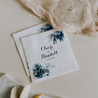 Aquarelle classique Mariages floraux serviettes