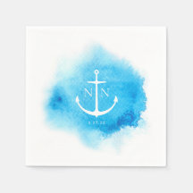Aquarelle personnalisée Serviettes