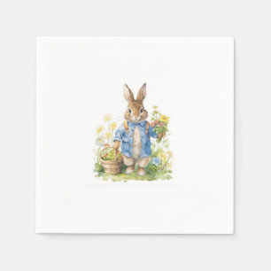 Serviette En Papier Aquarelle Peter Rabbit Anniversaire