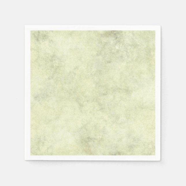 Serviette En Papier Aquarelle verte pastel (Devant)