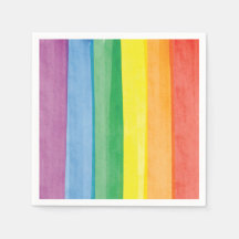 Aquarelles Arc-en-ciel de la Fierté
