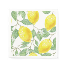 Arbre Citron Jaune et Vert Papier Fête de Campagne