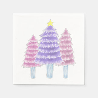 Serviette En Papier arbre de noël 45