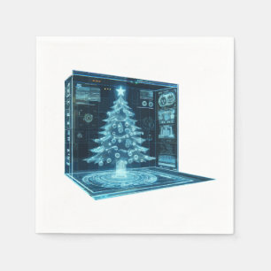 Serviette En Papier Arbre de Noël artificiel