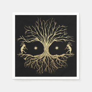 Serviette En Papier Arbre d'or des serviettes de la partie sud-ouest d