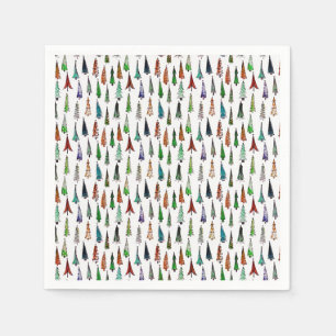 Serviette En Papier Arbres de Noël